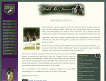 Tablet Screenshot of fieldsandfences.com